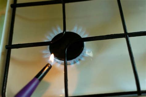 how to light a gas oven in a power outage